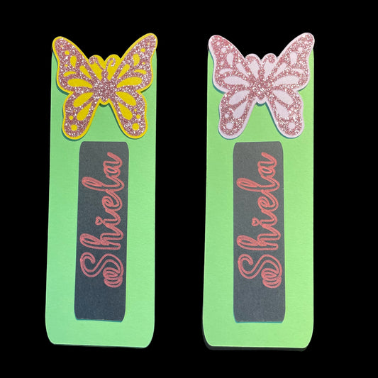 Customizable Butterfly Bookmarks