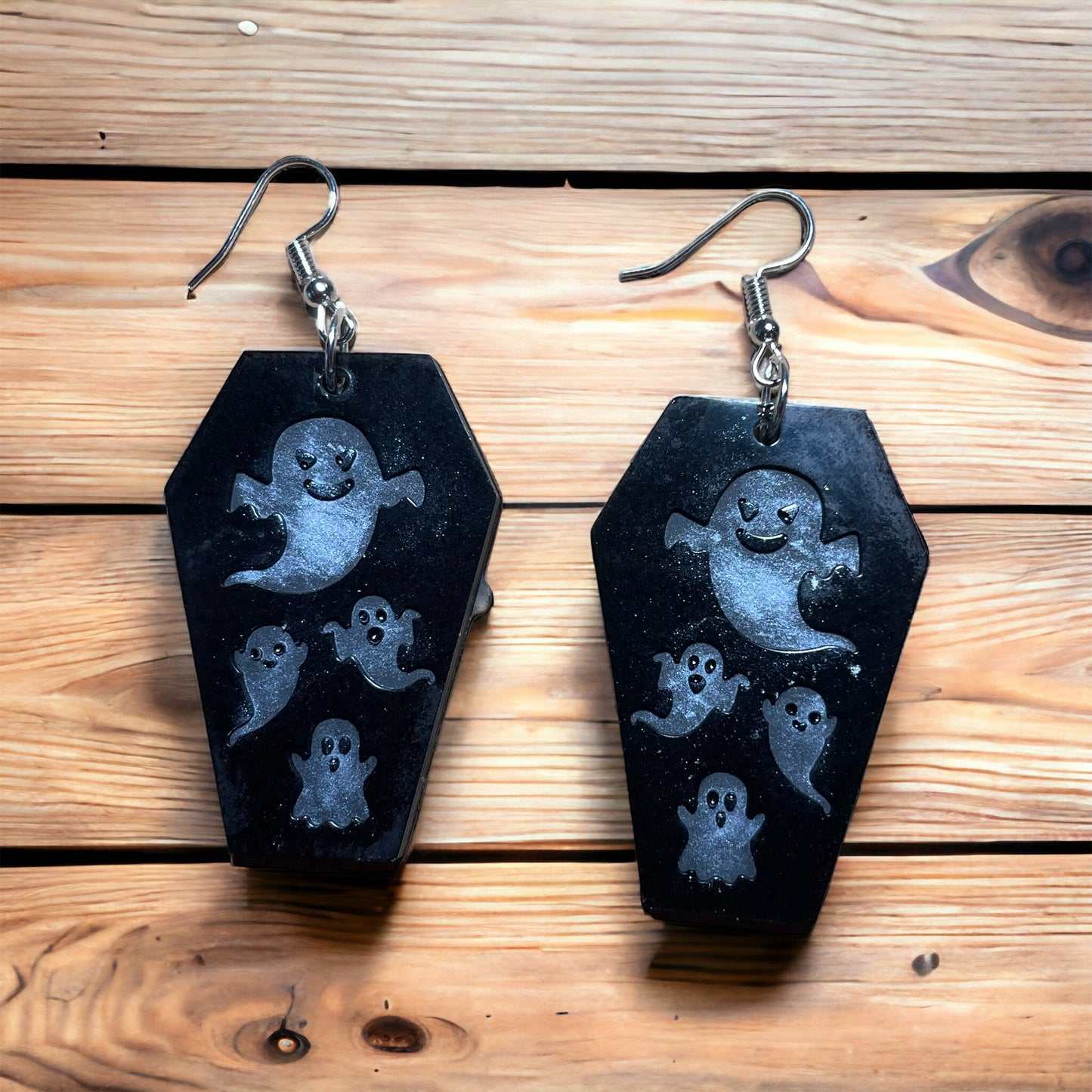 Halloween Coffin Earrings