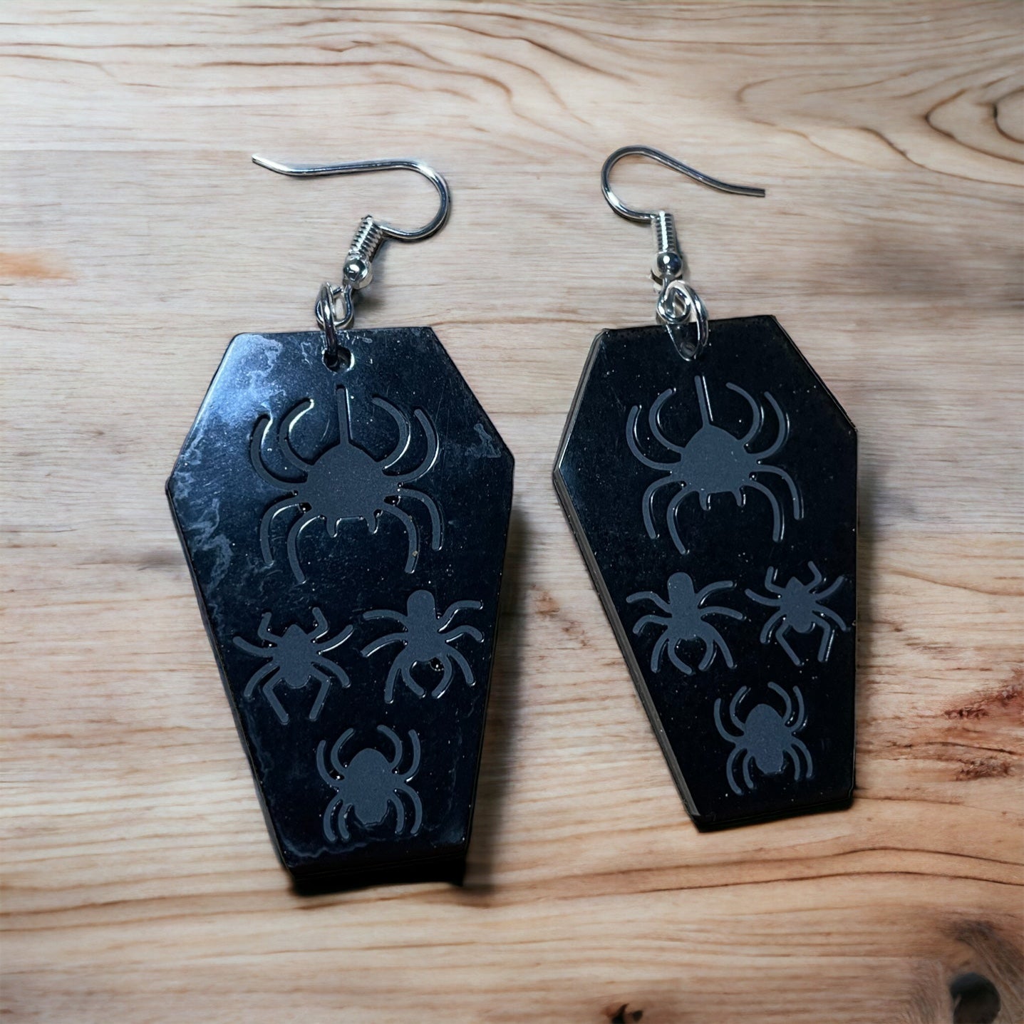 Halloween Coffin Earrings