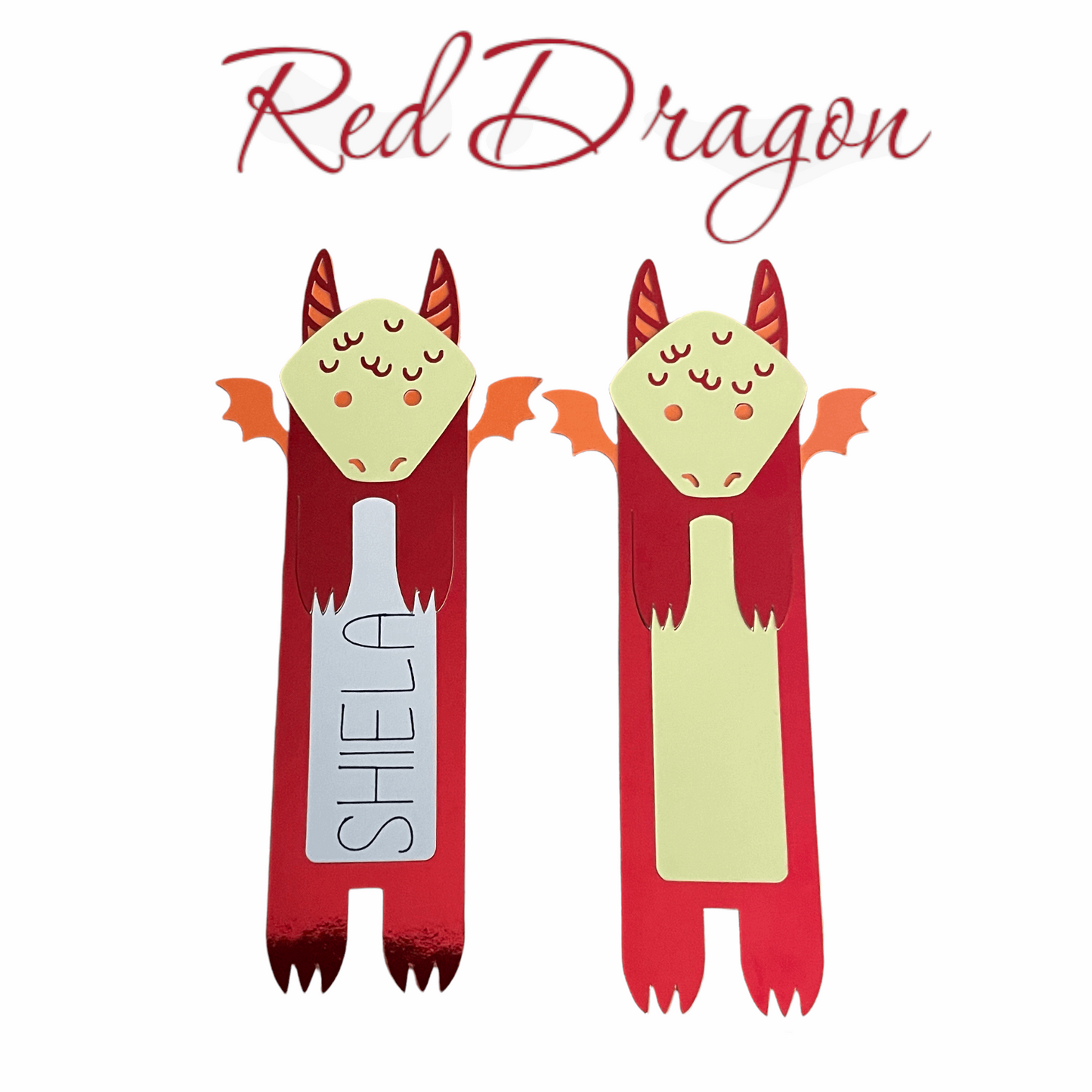 Customizable Dragon Bookmarks