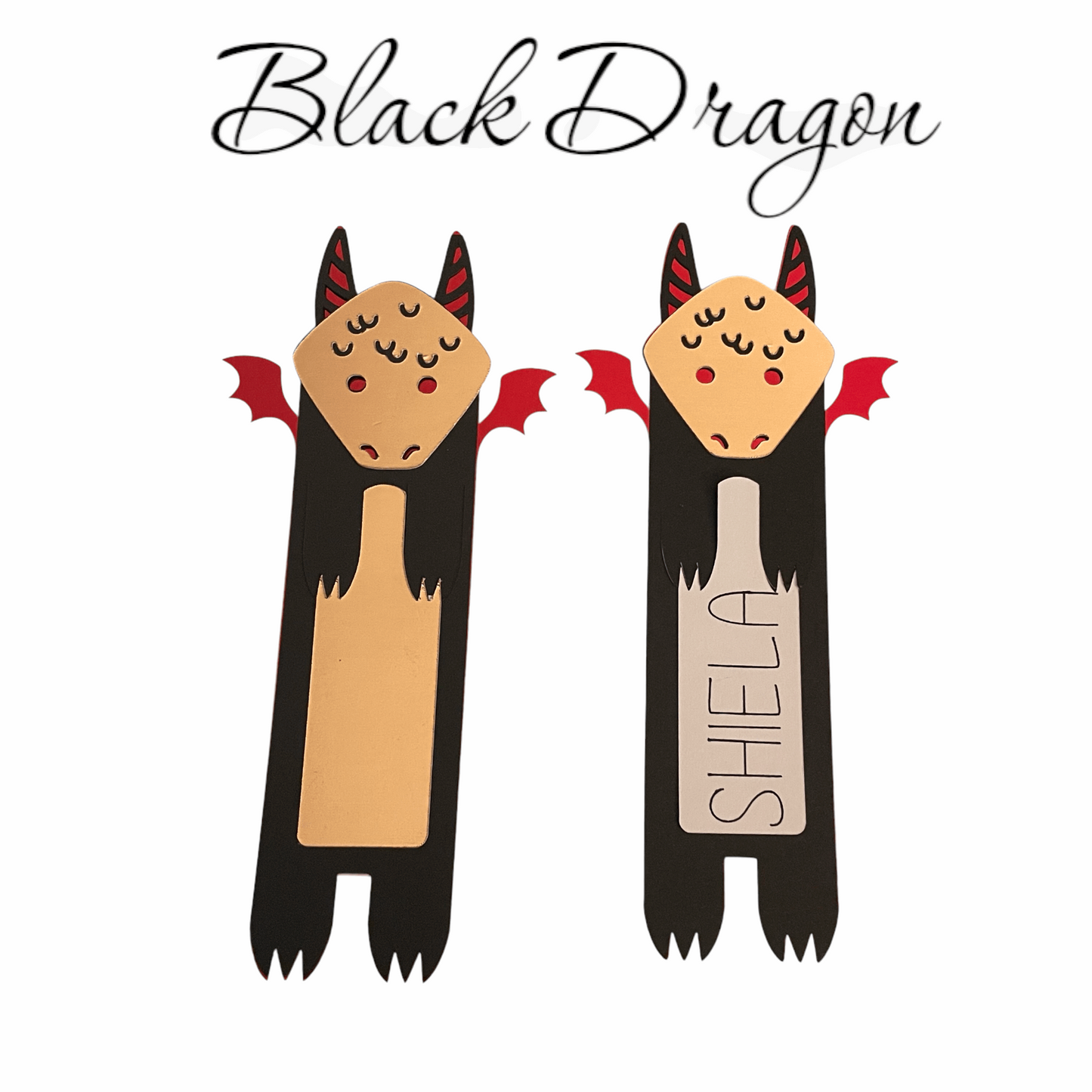 Customizable Dragon Bookmarks