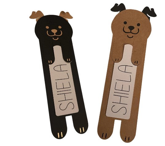 Customizable Dog Bookmark