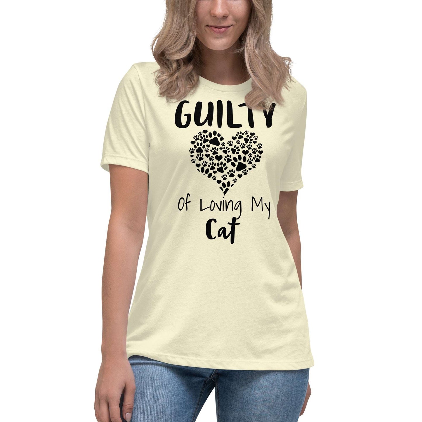 Guilty of Loving My Cat Women's Relaxed T-Shirt