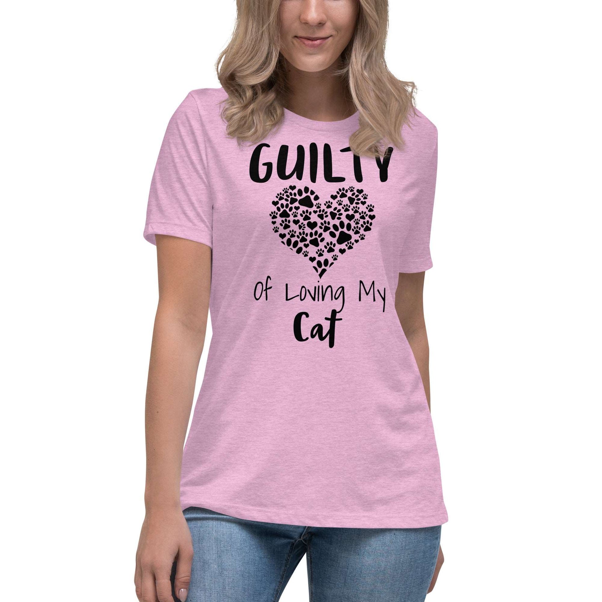 Guilty of Loving My Cat Women's Relaxed T-Shirt