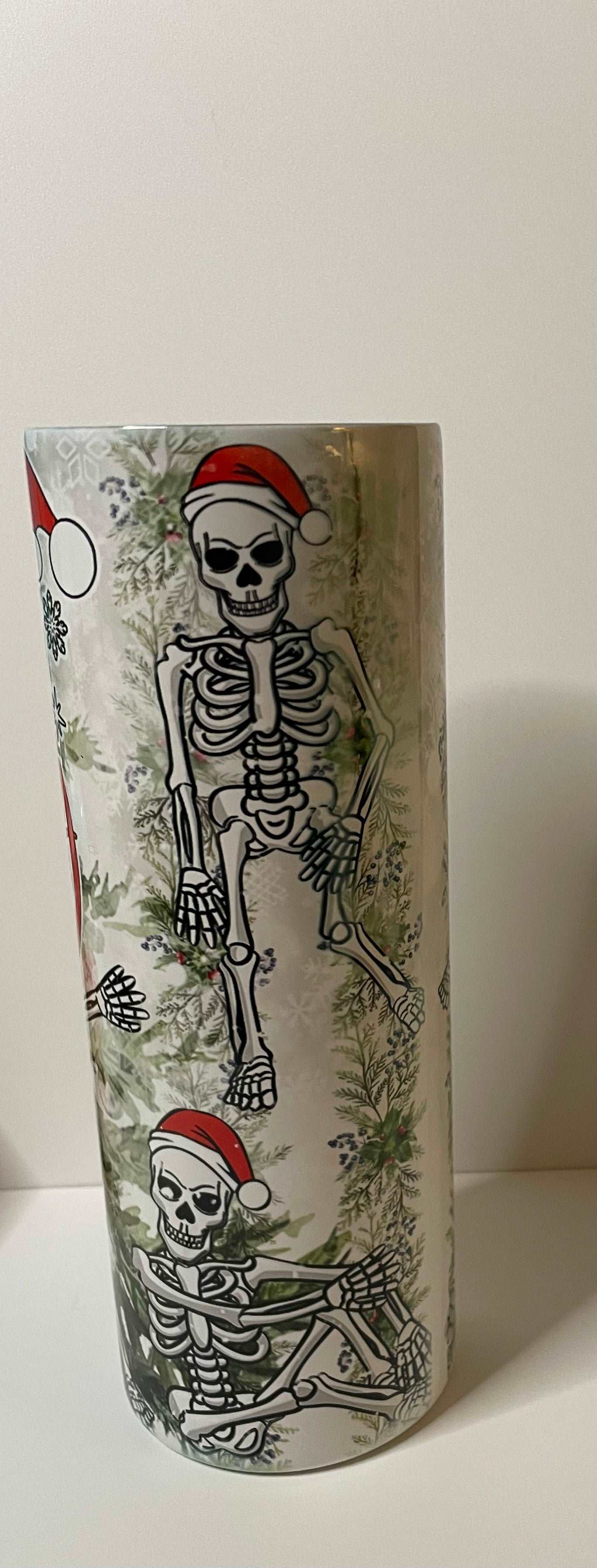 I’m Freaking Jolly Christmas Skeleton 20 oz Tumbler