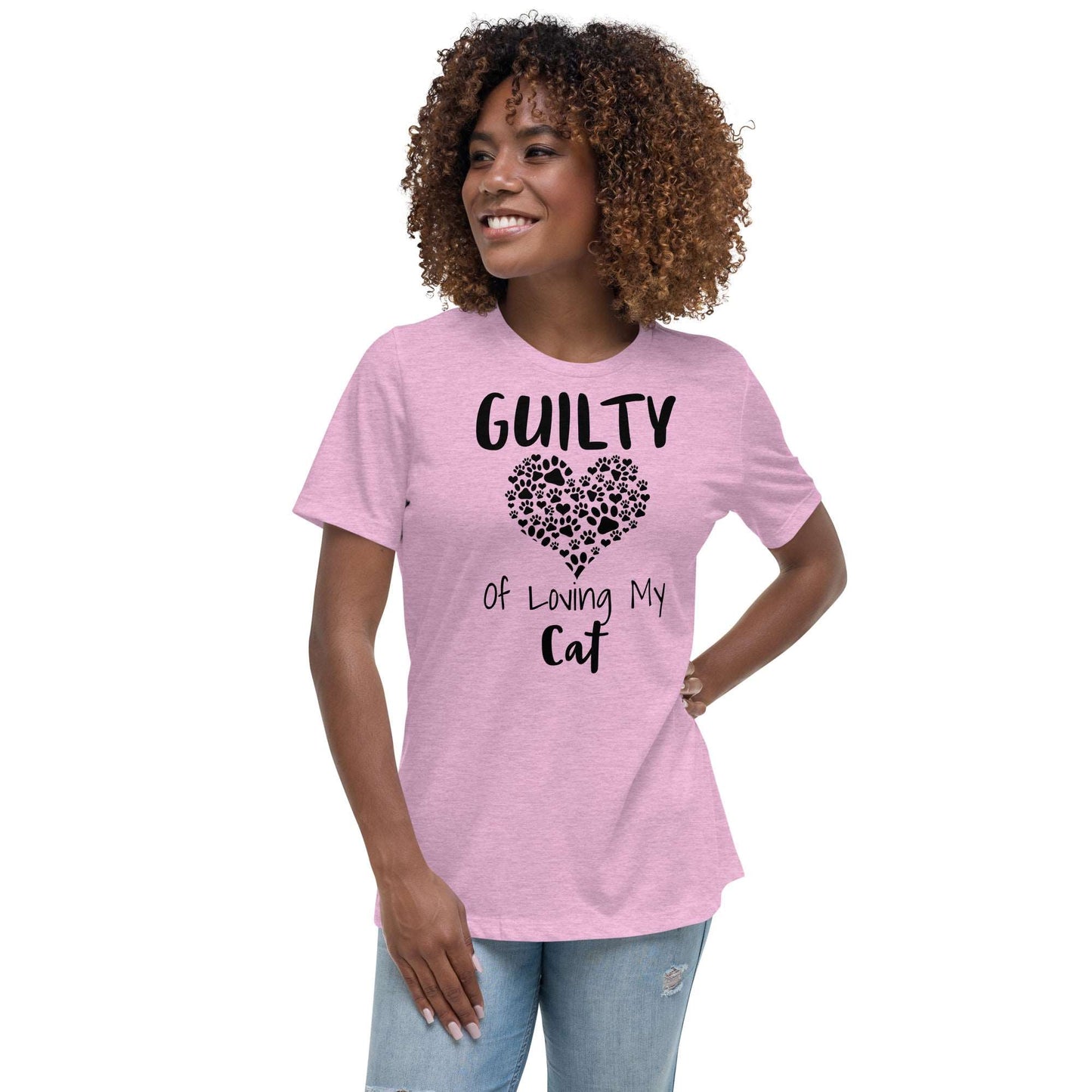 Guilty of Loving My Cat Women's Relaxed T-Shirt