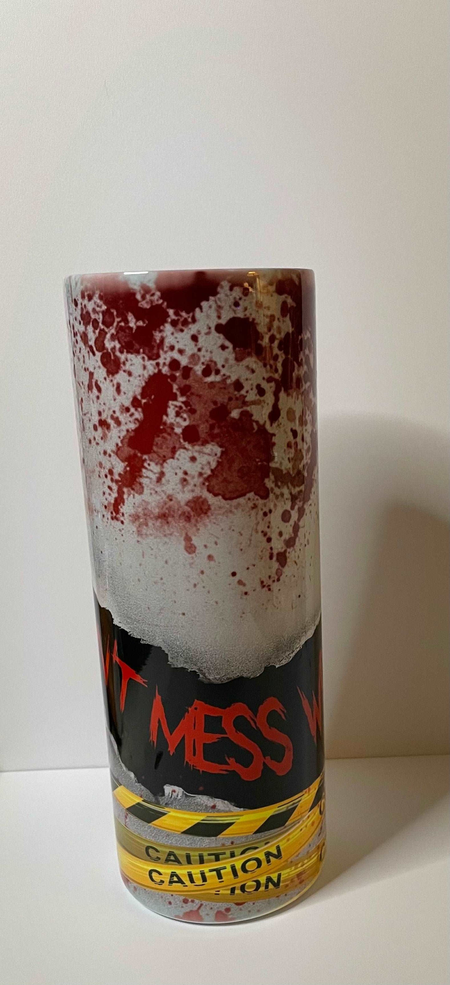 Crime Scene Don’t Mess With Me 20 oz tumbler