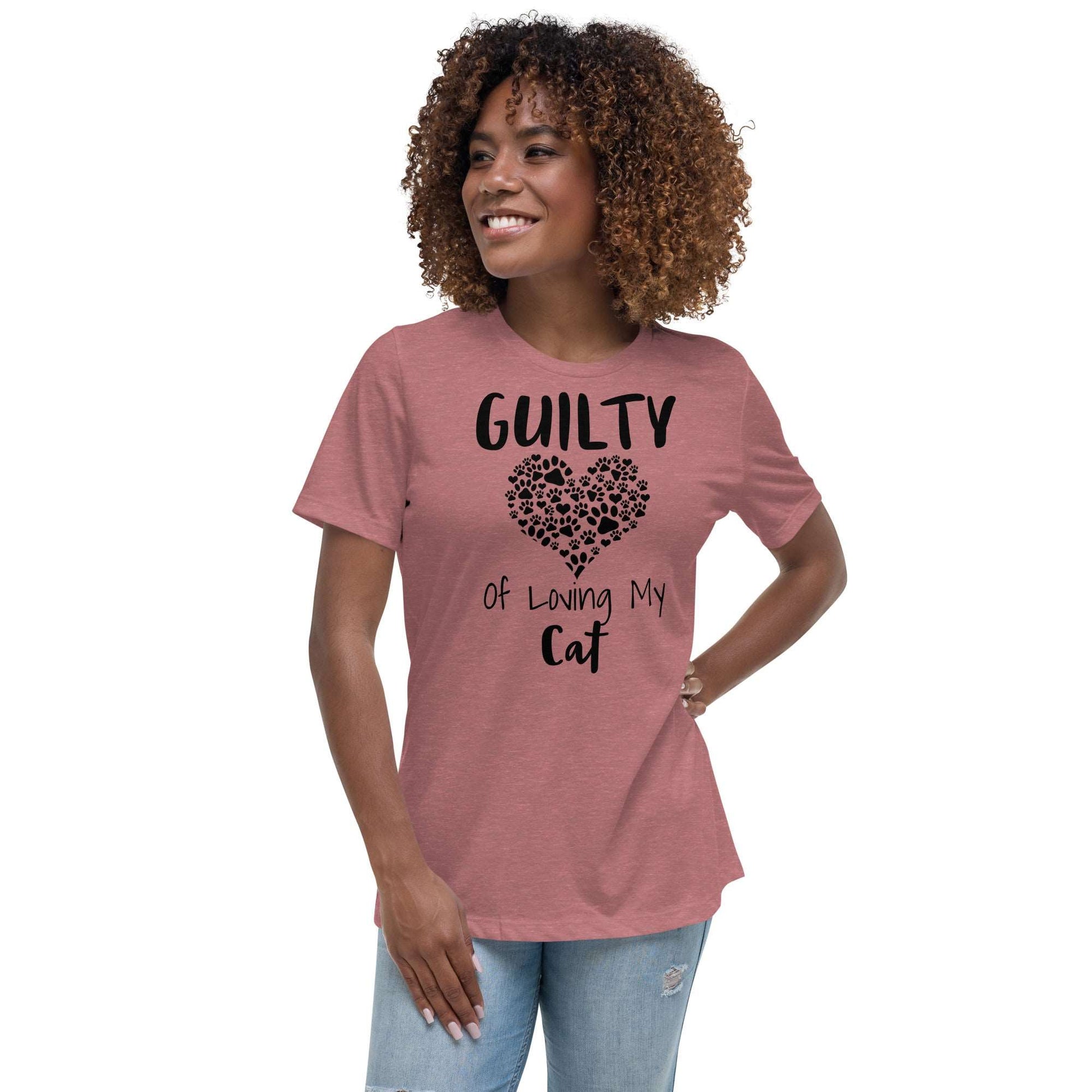 Guilty of Loving My Cat Women's Relaxed T-Shirt