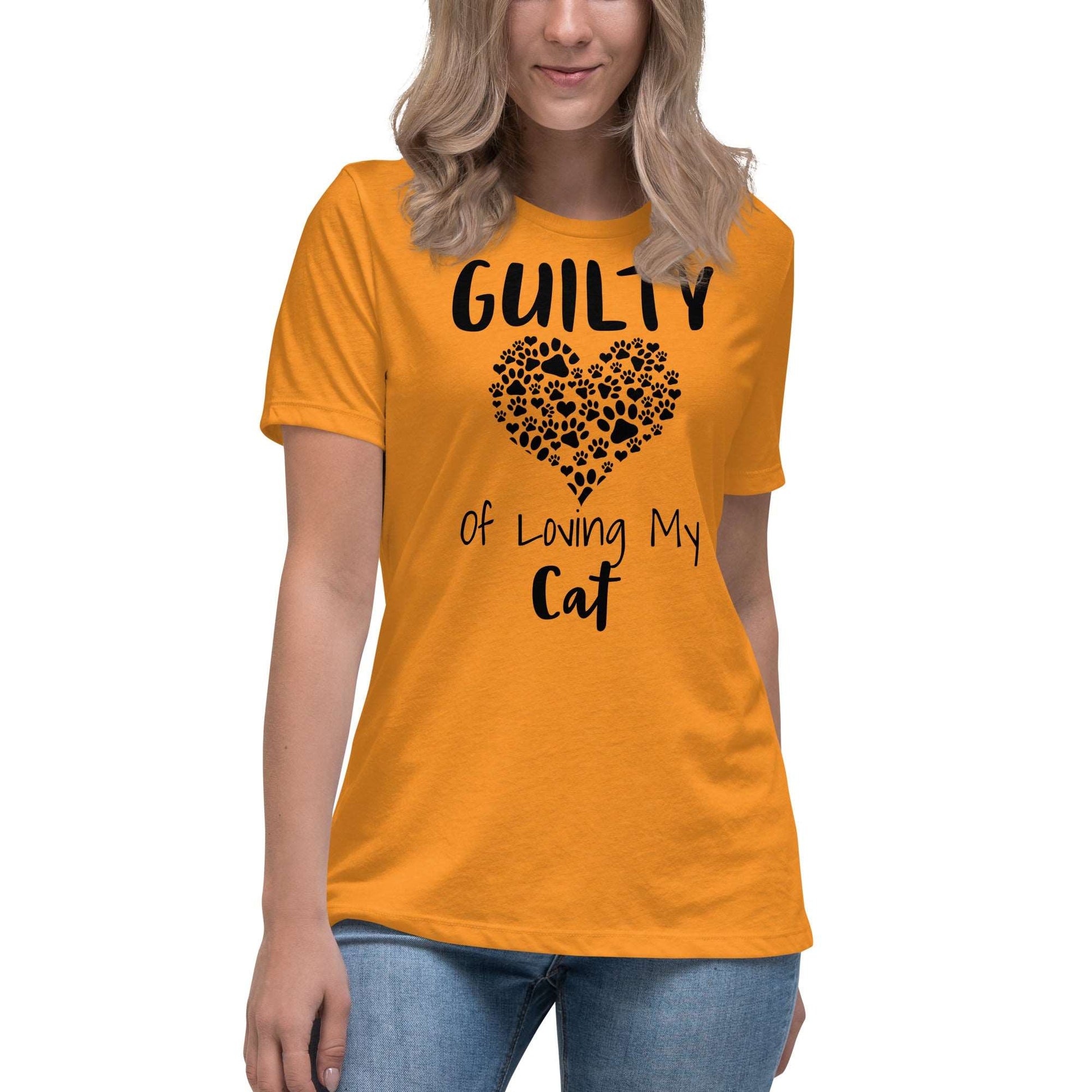 Guilty of Loving My Cat Women's Relaxed T-Shirt