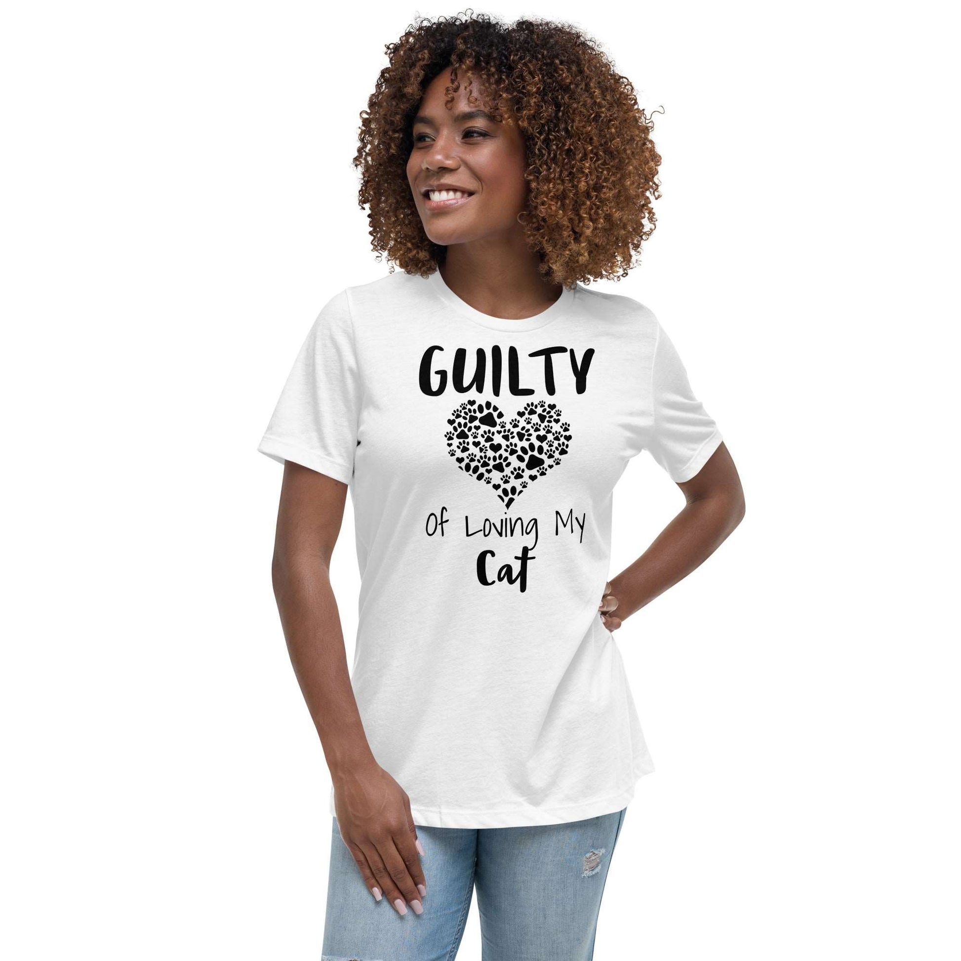 Guilty of Loving My Cat Women's Relaxed T-Shirt