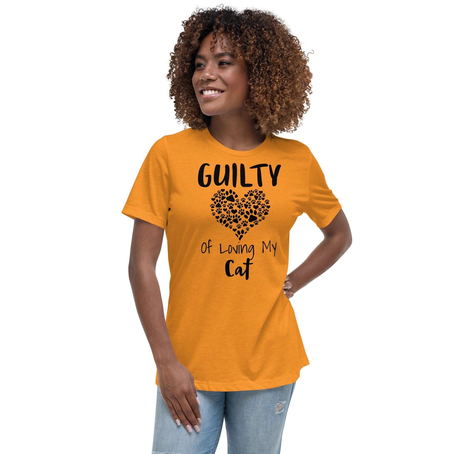 Guilty of Loving My Cat Women's Relaxed T-Shirt