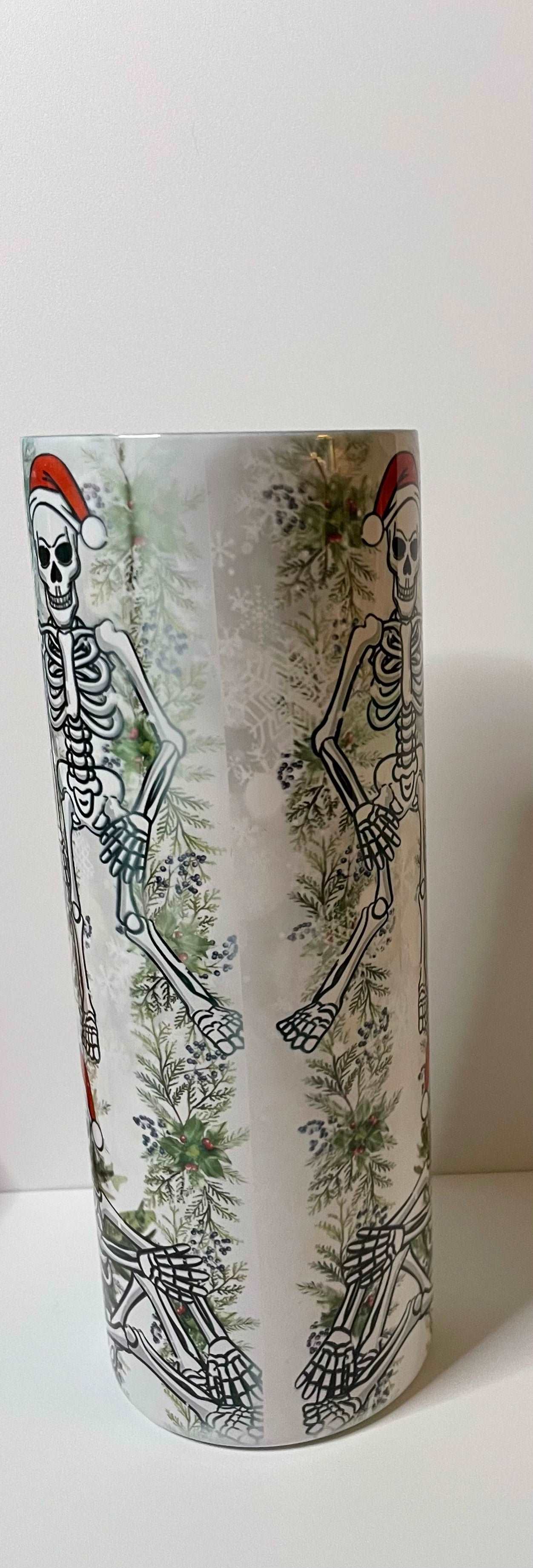 I’m Freaking Jolly Christmas Skeleton 20 oz Tumbler