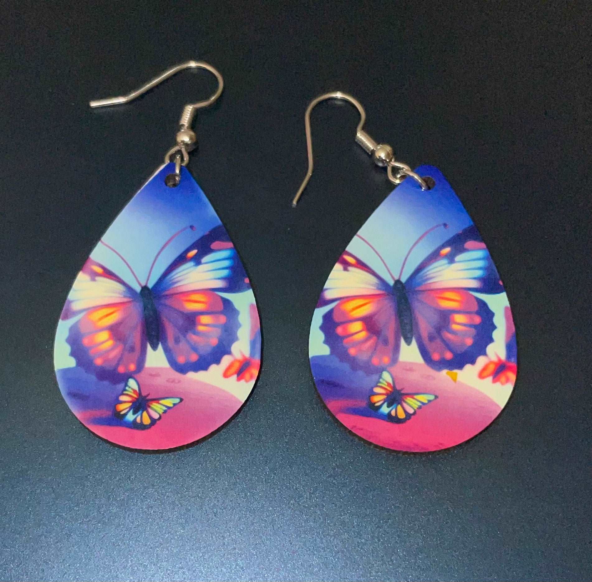 Butterfly Teardrop Earrings