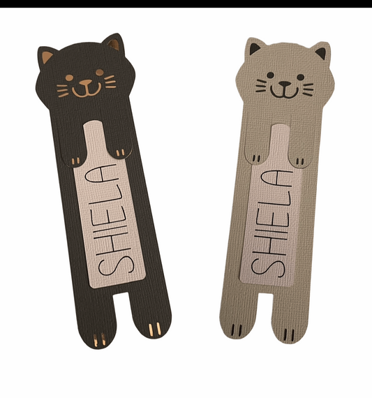 Customizable Cat Bookmark