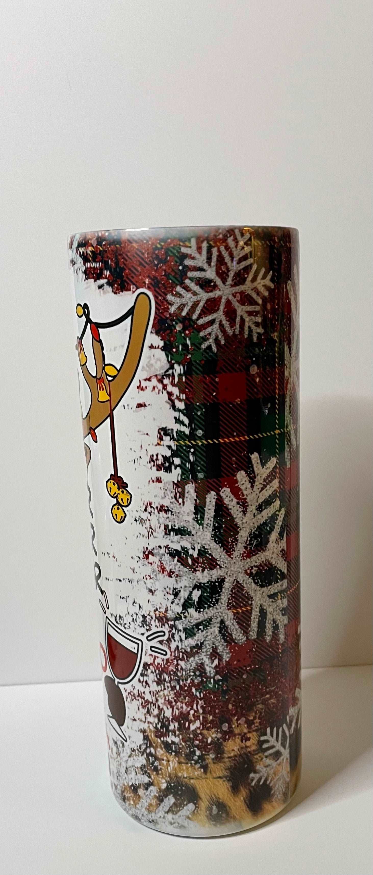 Christmas Reindeer 20 oz Tumbler