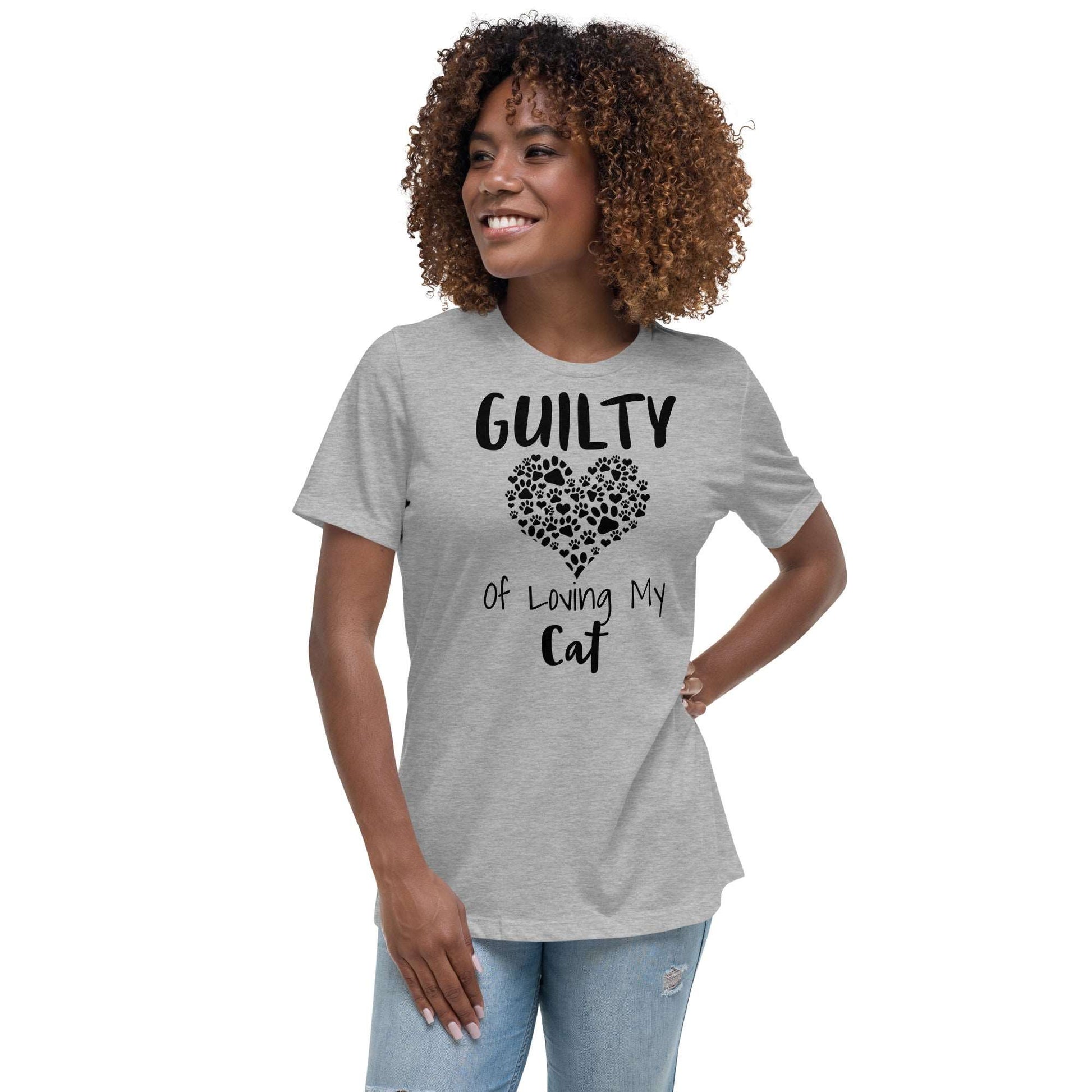 Guilty of Loving My Cat Women's Relaxed T-Shirt