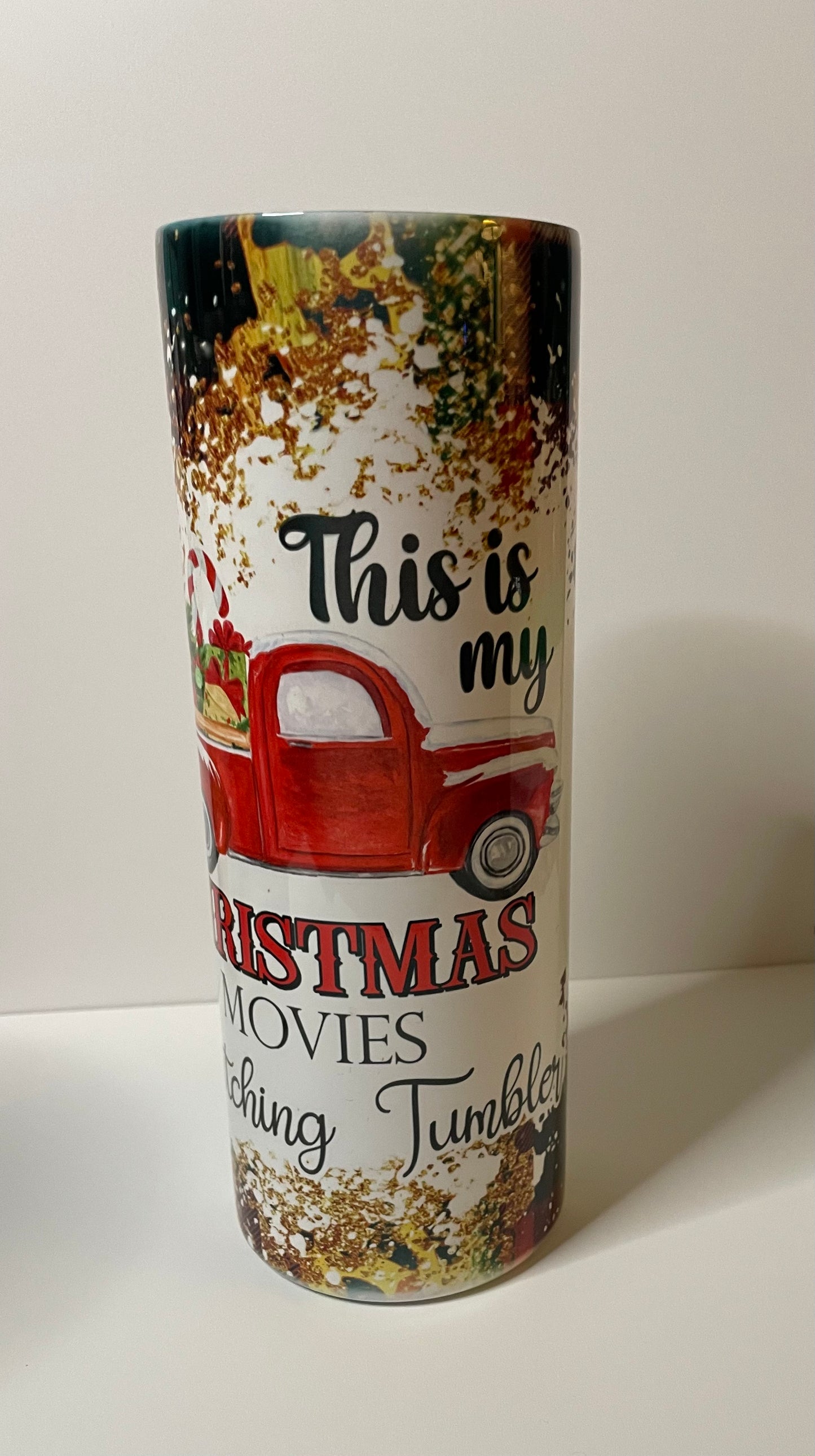 This Is My Christmas Movie Watching Tumbler 20 oz