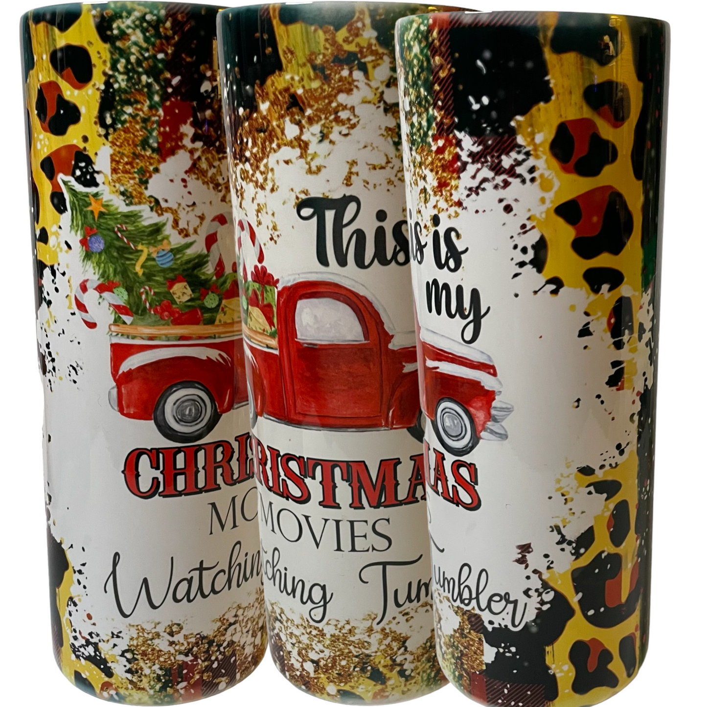 This Is My Christmas Movie Watching Tumbler 20 oz