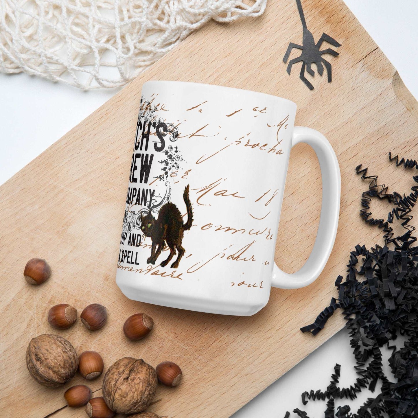 Witch's Brew White glossy mug