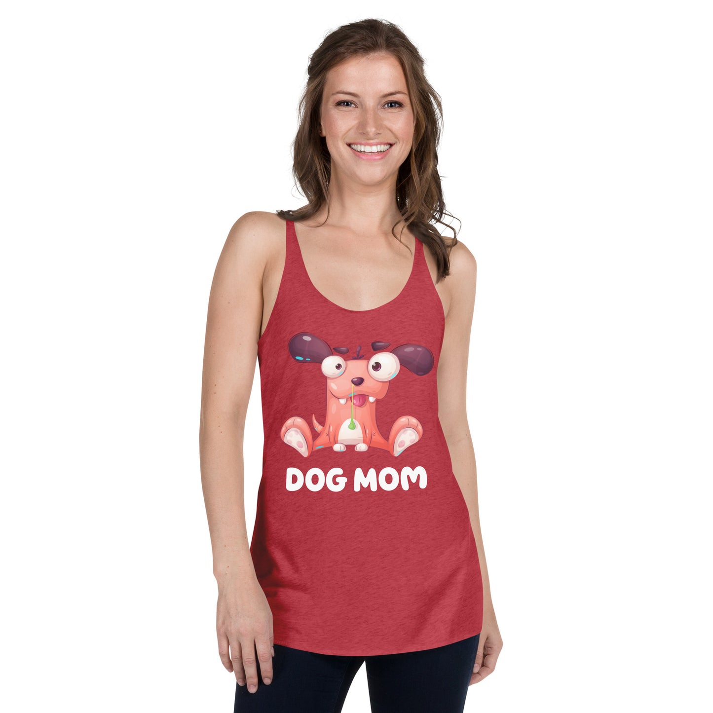 Dog Mom Women's Racerback Tank