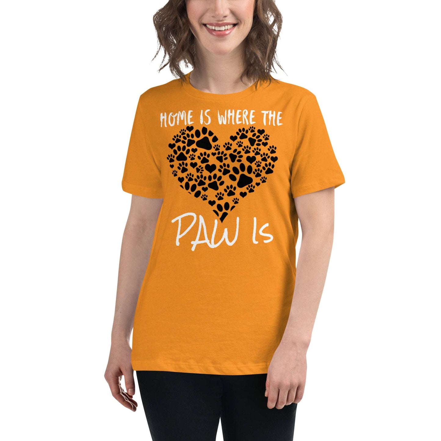 Home Is Where the Paw Is Women's Relaxed T-Shirt