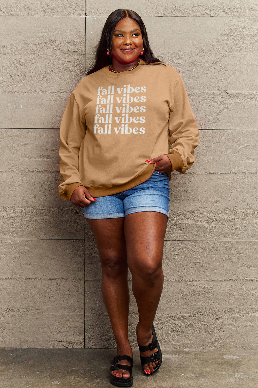 Simply Love FALL VIBES Graphic Sweatshirt