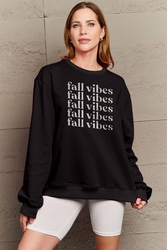 Simply Love FALL VIBES Graphic Sweatshirt