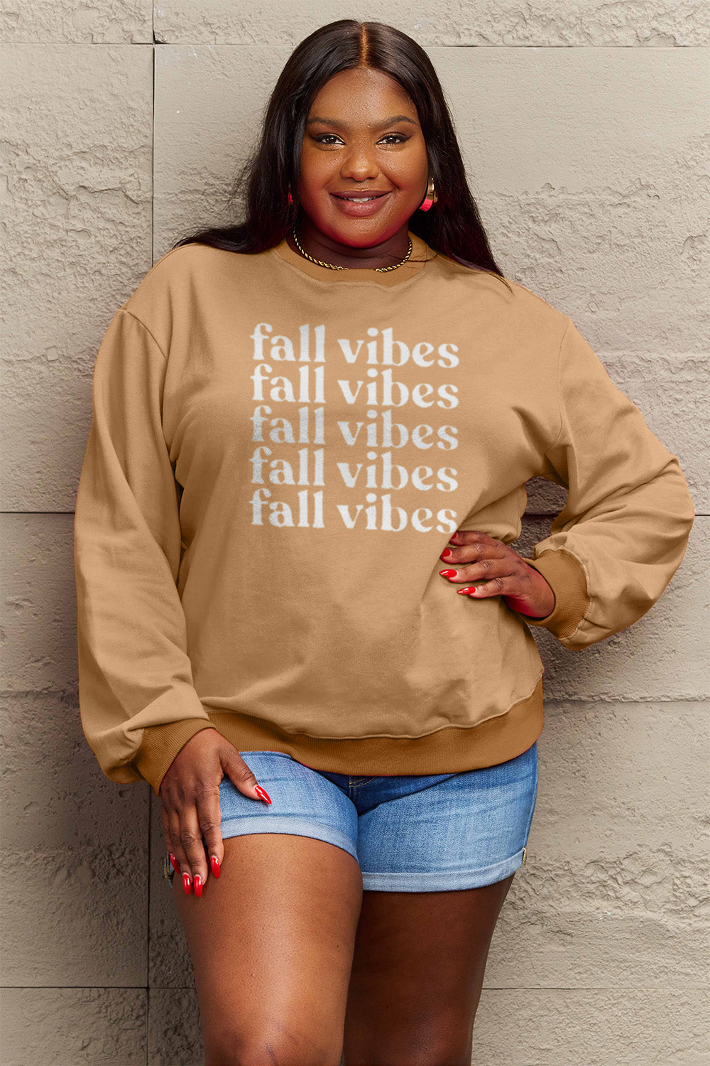 Simply Love FALL VIBES Graphic Sweatshirt