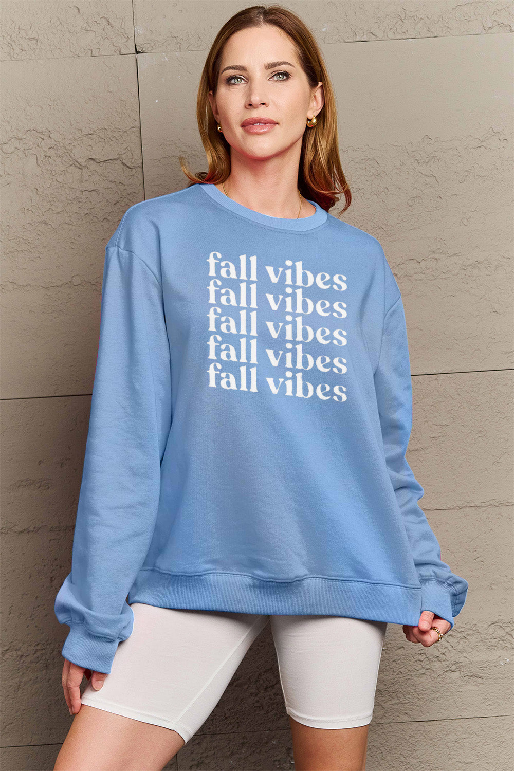 Simply Love FALL VIBES Graphic Sweatshirt