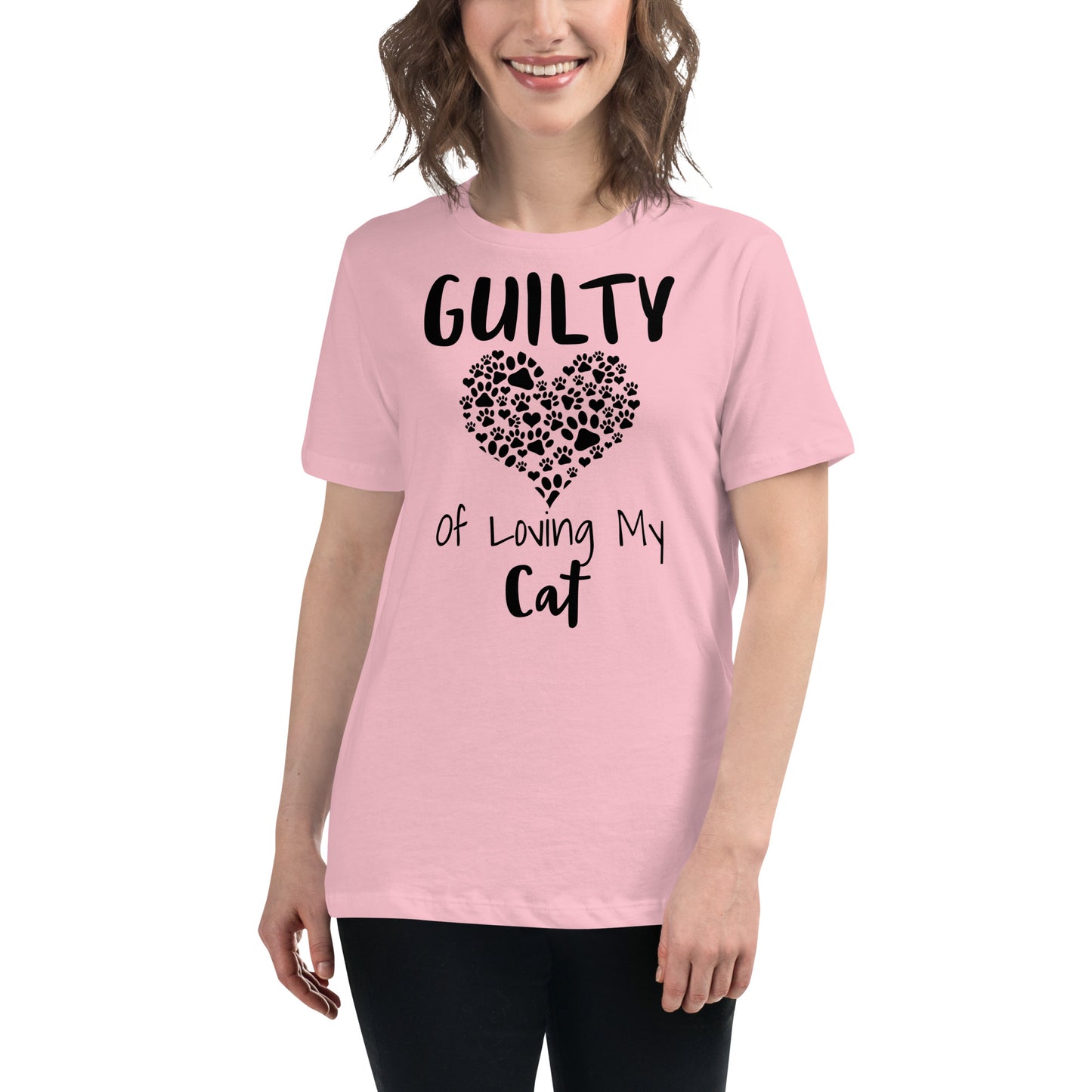 Guilty of Loving My Cat Women's Relaxed T-Shirt