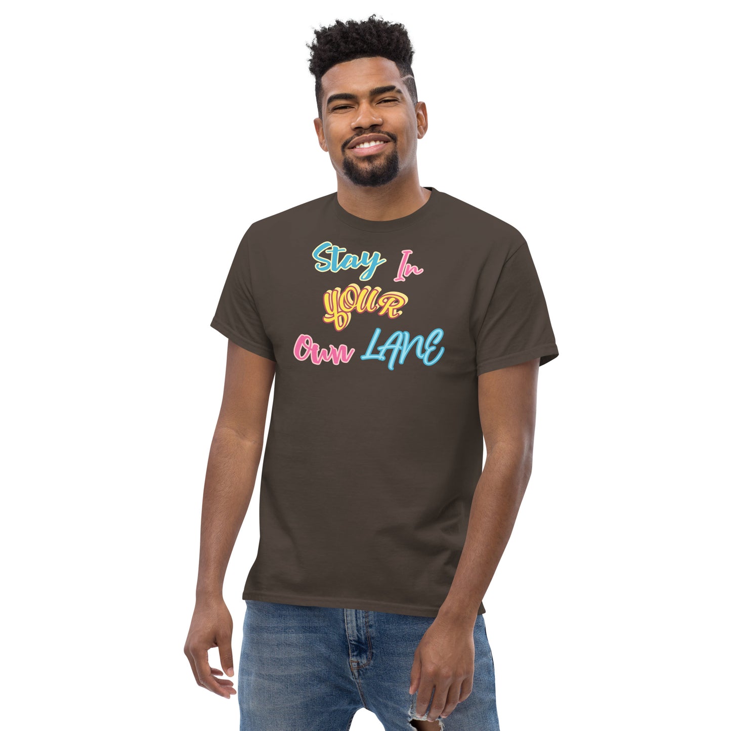 Stay in your own lane Men's classic tee