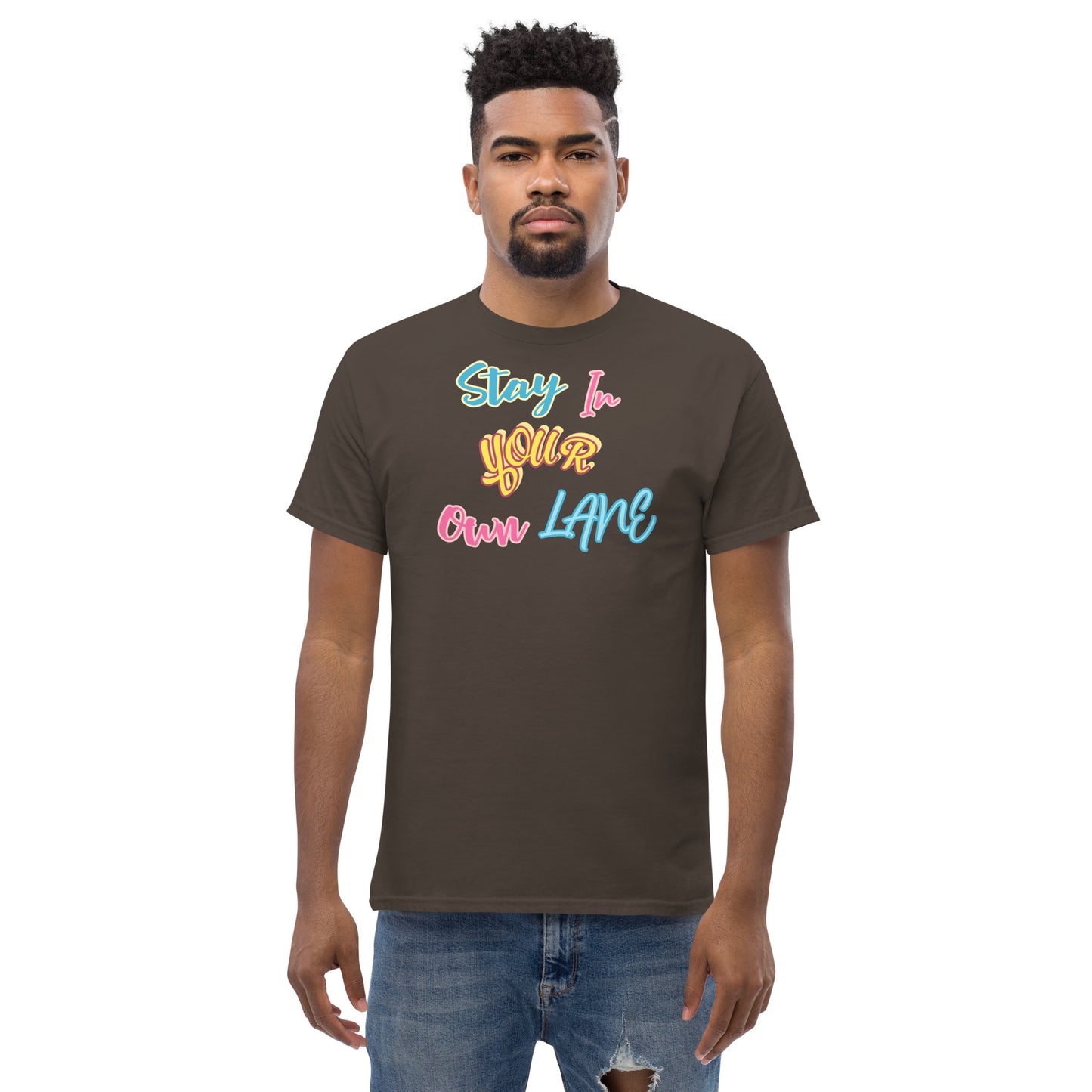 Stay in your own lane Men's classic tee