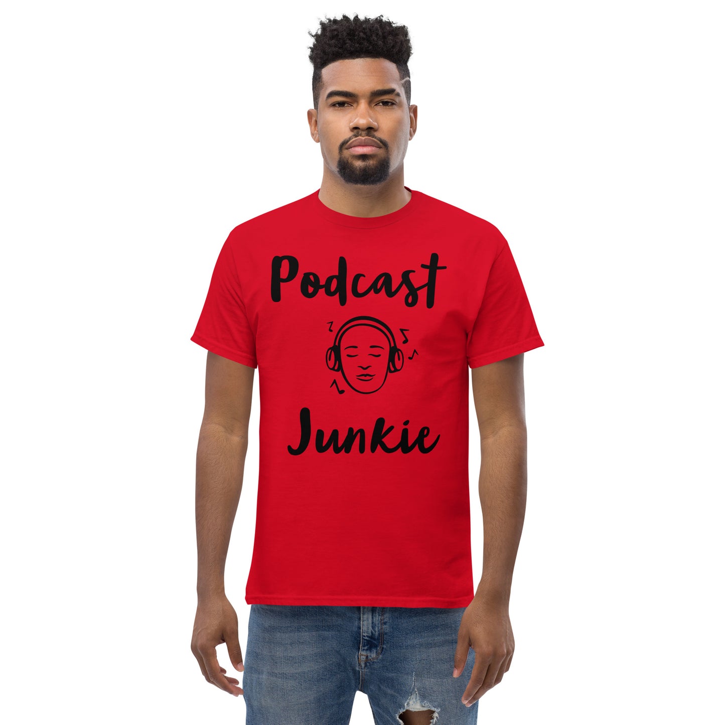 Podcast Junkie Men's classic tee