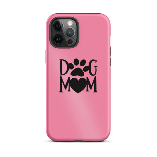 Dog Mom Tough iPhone case