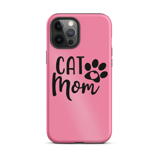 Cat Mom Tough iPhone case