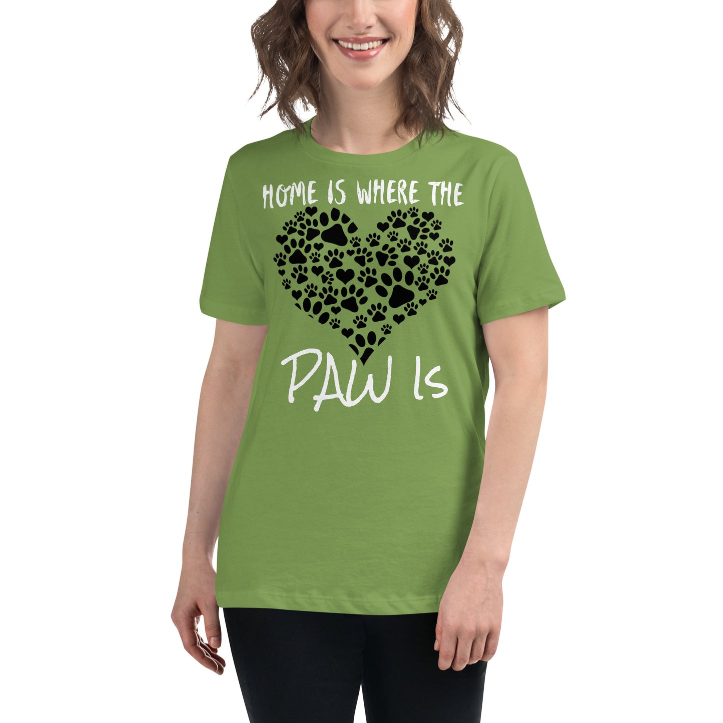 Home Is Where the Paw Is Women's Relaxed T-Shirt